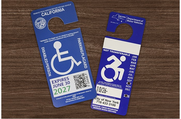 California Handicap Parking Cards