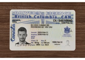 British Columbia Card (2025 Version)