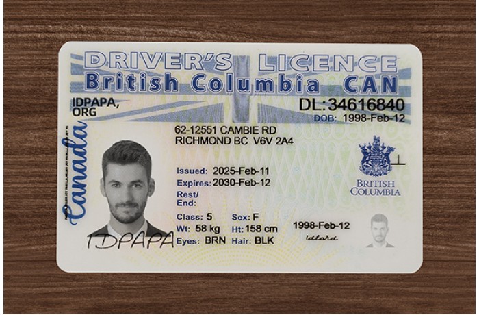 British Columbia Card (2025 Version)